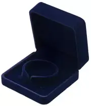 Velvet Bracelet Gift Boxes Bangle Display Jewelry Box Storage Case Blue