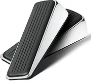 Strongest Metal Door Stops(2 Pack), Heavy Duty Door Stop Wedge Made of Premium Quality Zinc and Rubber, Suits Any Door, Any Floor, Silver