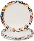 Melamine Dinner Plate Set (White, 11 inches) 6 pieces