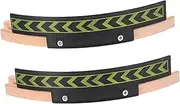 2pcs Wooden Train Tracks Accessories for DIY Train Scene Layout Track Set for Boys and Girls