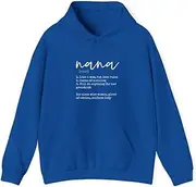 [X.Style] Nana Definition Like A Mom But Less Rules ds028 Hoodie Royal S