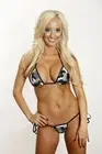 Tie Side Thong - Grey Camouflage - Black - Affaire Bikinis