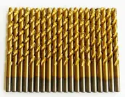 20 DEWALT TITANIUM 9/32" HIGH SPEED STEEL DRILL BITS SPLIT POINT METAL GOLD HSS
