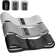3X Resistance Exercise Hip Bands Set - Stretch Glute Booty Workout Power Loops