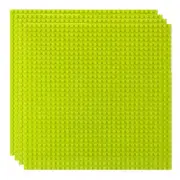 4X Baseplates Building Blocks 32 x 32 Dots Compatible Classic Bricks Light Green