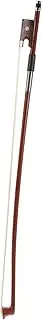 Levemolo 1/8 Size Violin Bow Practice Bow for Beginners Brown Horse Hair Violin Bow Accessories