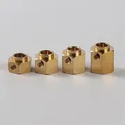 Modification Accessories Brass Heavier Wheel Hex Widening Adapter for RC Crawler Traxxas for TRX4 for TRX-4(10mm)
