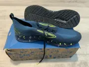 Brooks Men’s Levitate Steathfit 5 Blue Neon Green Running Shoes Size 14 Med NIB