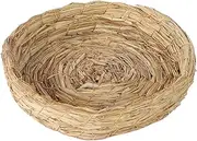Bird Nesting Materials, Aviary Nesting Shelter, Nesting Box For Birds, Handwoven Straw Bird Nest Hatching Breeding Cave House For Myna Thrush Bird Budgie Peony Parrot Finch