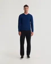 Basic V-Neck Pure Wool Pullover