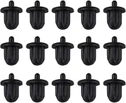 15PCS Silicone 6.35mm Interface Port Audio Jack PC DVD Microphone Socket Rubber Anti Dust Plug Cap Cover Protector Black