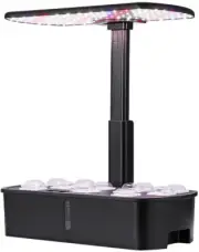Hydroponics Growing System Indoor Herb Garden Starter LED Lights