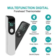 Digital LCD Temperature Forehead Thermometer Laser Non-Contact IR Infrared Gun