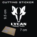 切割貼紙 LYCAN 漁具