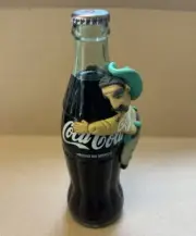 Coca Cola Bottle Cozumel Mexico Vintage Man Smoking Art Rare Sealed Collectible