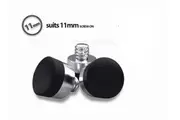 Spinster Grip Pool Snooker Billiard Tip set of 3 x 11mm Screw On (Alloy Base)