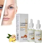 2Pcs Turmeric Dark Spot Corrector Serum,Natural Turmeric Repair Face Serum,Bright Skin Dark Spot Corrector Remover Serum for Face Melasma Treatment