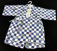 在飛比找Yahoo!奇摩拍賣優惠-【茶】日本和服 童裝 浴衣 甚平 6-67