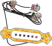 JEWEDECO 1 Set Guitar Pickup Replacement Durable Wiring Harness for Ukulele Guitar Accessories Lightweight Easy Installation High Sensitivity for Enhanced Sound Quality