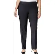 Jm Collection Waverly Denim Tummy Control Slim Leg Pants Plus Size 14W NWT