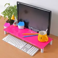 在飛比找博客來優惠-【方陣收納MatrixBox】 高質烤漆金屬桌上螢幕架/鍵盤