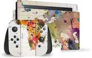 Official Mark Ashkenazi Map of The World Art Mix Vinyl Sticker Gaming Skin Decal Cover Compatible with Nintendo Switch Console & Dock & Joy-Con Controller Bundle