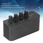 Stereo Sound Mixer 4 Channel Input And Output Mini Stereo Mixer With Sep PLM