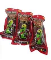Alamo Candy Big Tex Dill Pickle in Chamoy - Three Pickles - Individually Wrapped