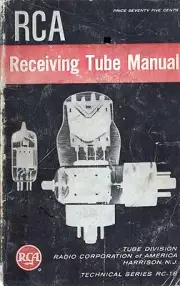 RCA RECEIVING TUBE MANUAL RC-18 1956 PDF