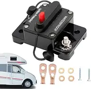 Yabauuop Breaker Switches | Manual Reset 12v-48v Dc for Car Audio System Protection - Rv Amps Overload Protection Switches for Solar System