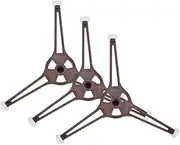 HOMOBABE 3pcs Microwave Turntable Support Base Rotating Ring Tray Holder Microwave Oven Glass Plate Roller Height for Enhanced Stability and Consistent Heating