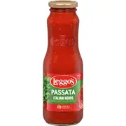 Leggo's Australian Tomato Passata Sauce With Italian Herbs 700g