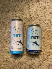 YETI set of 2 cans, stash/dry/float cans, comes with 2 stickers