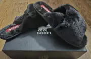 SOREL -Go Mail Run- Slipper Women's Size 9 BLACK -New in Box