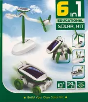 NEW Environmental 6 in 1 Solar Powered Models DIY Educational Science Kit