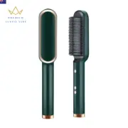 2-In-1 Portable Hair Straightener Electric Hair Straightening Comb PTC Multi-Fun