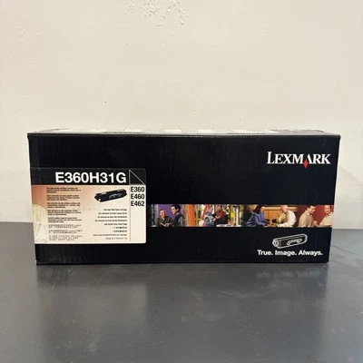 Lexmark E360H31G Black High Yield Toner Cartridge Original New Factory Sealed