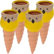 BESPORTBLE 4Pcs Owl Shaped Watering Globes for Self Watering Planters Automatic Dripping Devices for Plants for Potted Flowers and Houseplants