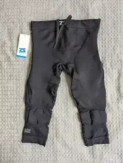 Zensah Pants Women S/M Black Base Layer 3/4 Compression The Recovery Capri NWT