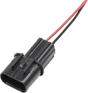 BIZOCA 1 Pc 2 Pin PB625-02027 Car Wiring Harness ABS Sensor Plug Plastic Housing for PB621-02020(Lavender)
