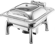 Food Warmer Electric Buffet Server Buffet Server and Heater - Food Radiator for Party Buffet, Stainless Steel Hot Pot Buffet Set, Hot Plate Buffet Set, Food Heater for Catering Events, Serv