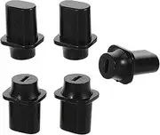 COMNESTBI Replacement Potentiometer Caps for Electric Guitar 5pcs Volume Knobs Toggle Switch Tips for Easy Tone Adjustment