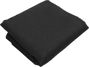 Homoyoyo 2pcs Non-Slip Fabric Nonslip Rug Room Rug Anti Slip Grippers Floor Mat Non Slip Rug Pads Rug Non Grips Living Rug Padding Rug Slip Stopper Couch Non-Slip Back Polyester Black