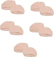 Healeved Pairs Toe Socks Women High Heel Forefoot Cushions Anti-slip Insoles Breathable Front Foot Pads