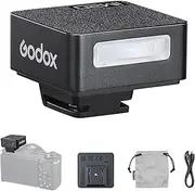 Godox iM20 Mini Camera Flash, Built-in Battery, 5 Power Levels, 3s Recycle Times, 440 Full Power Flashes, Manual Flash Compatible with Fuji/Canon/Sony/Nikon//Panasonic/Olympus