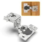 10 Pack 1-5/16" Overlay 4D Soft Close Concealed Hinges for Face Frame Door, A...
