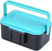 Fishing Bait Box, Portable Plastic Belt Bait Storage Box with Lure Clip, Fishing Accessory Attaches to Belt for Earthworm, Worm Storage