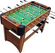 8 Joystick Foosball Table Games with 2 Balls for Family Game Night - Solid Wood