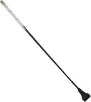 Love in Leather Long Diamante Handle Crop