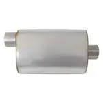 Aeroflow 4" Offset / Center Muffler 22" Length, 11.77" W, 6" H - AF5501-400